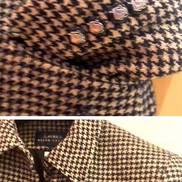 Lauren vintage houndstooth riding style jacket. - Picture 9 of 10